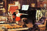 Girl at the piano